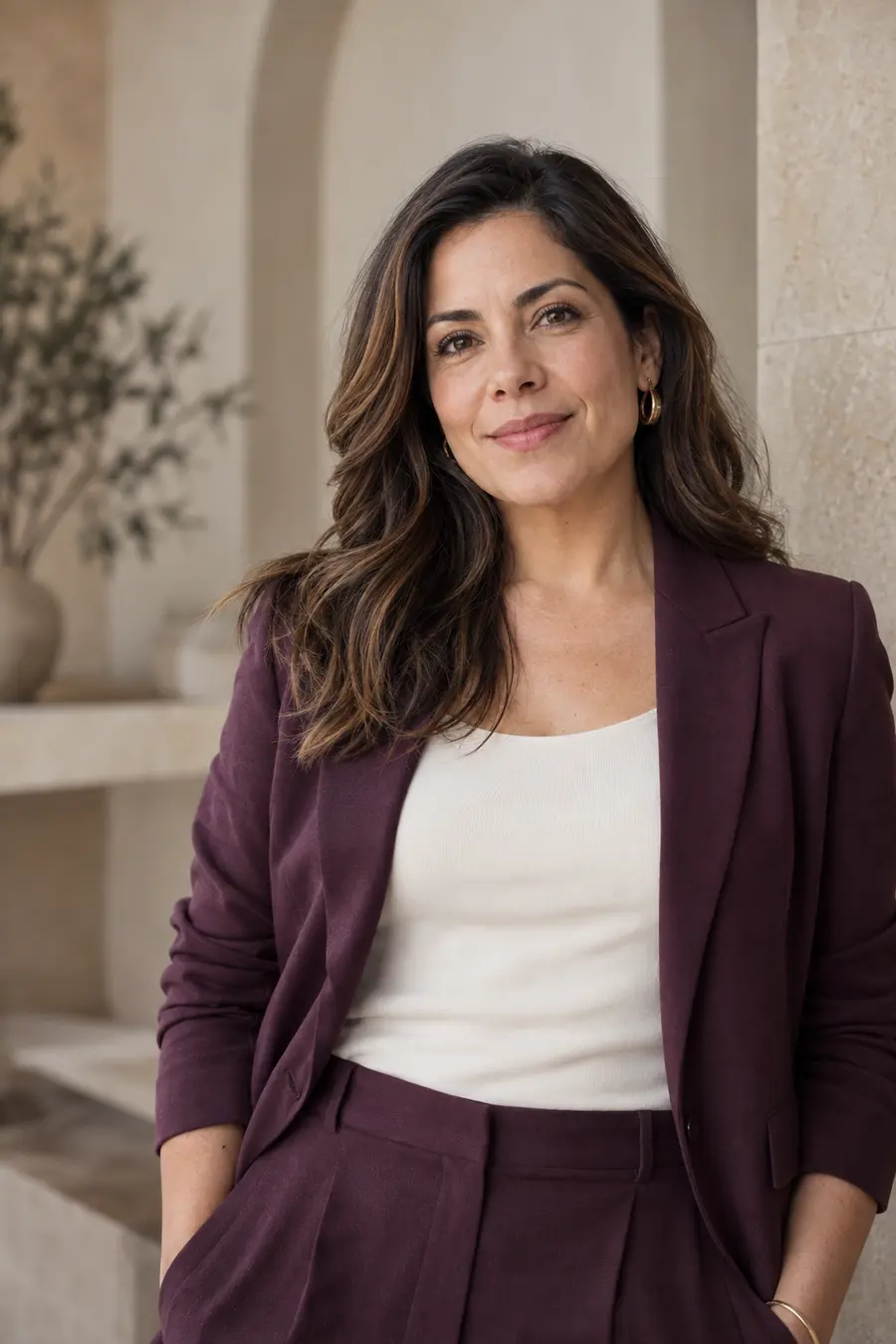 Retrato de la profesionista ficticia Laura Mendoza